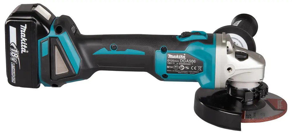 Makita DGA506 Akumulatora leņķa slīpmašīna