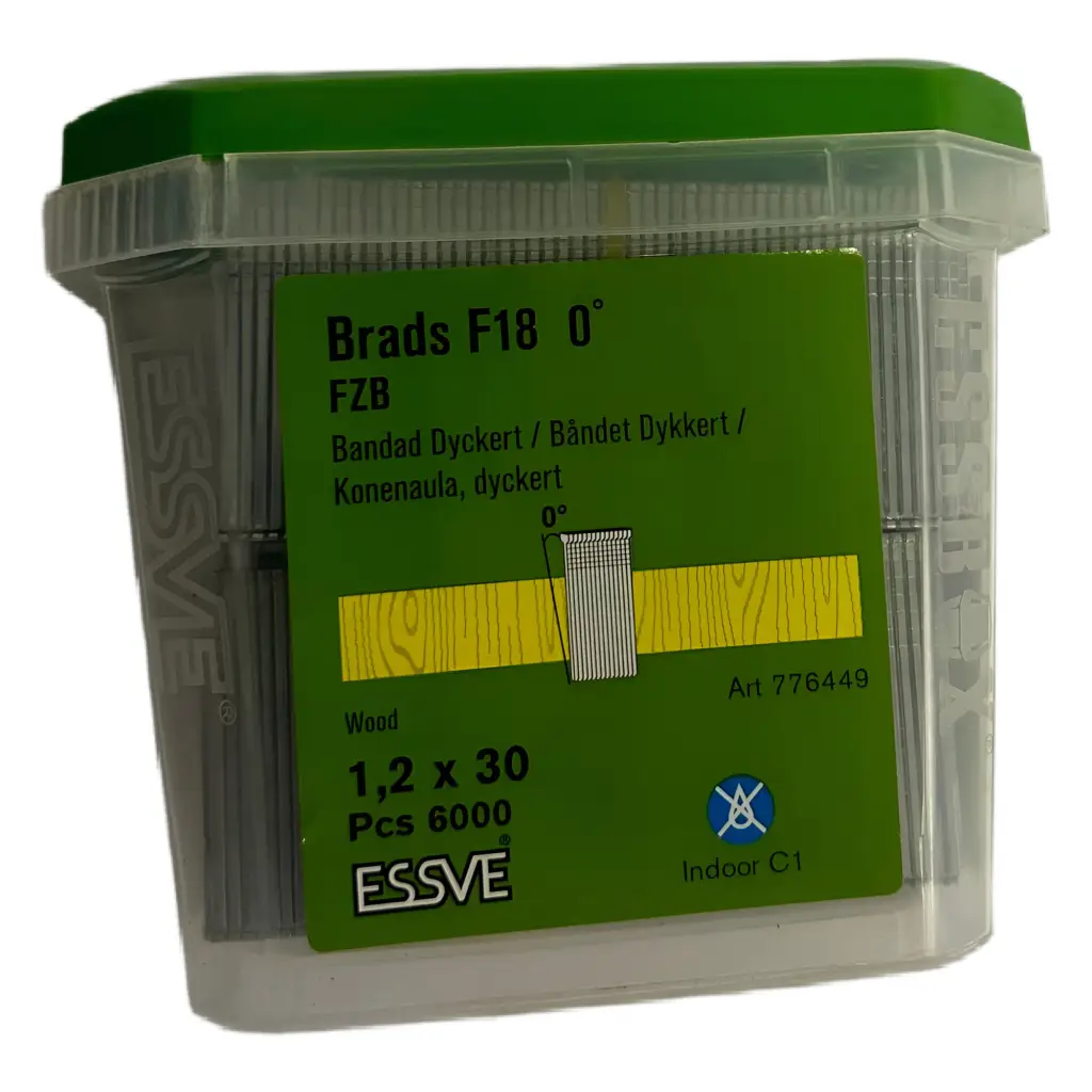 ESSVE Bezgalvas naglas F18 1.2x30mm Zn (6000gab.)