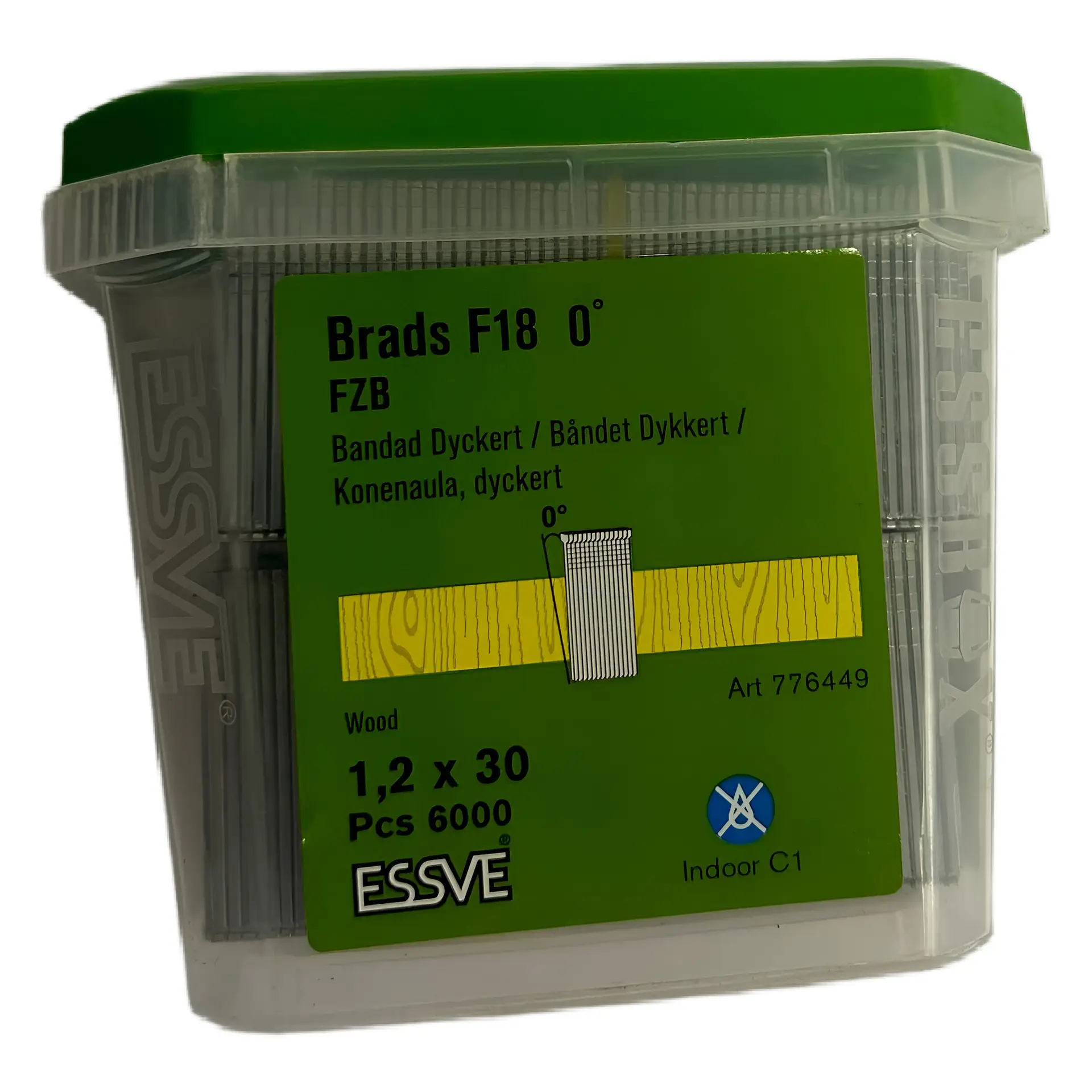 724dad8d-cc4e-4651-b3f4-2d9ca08ff4dd ESSVE Bezgalvas naglas F18 1.2x30mm Zn (6000gab.)