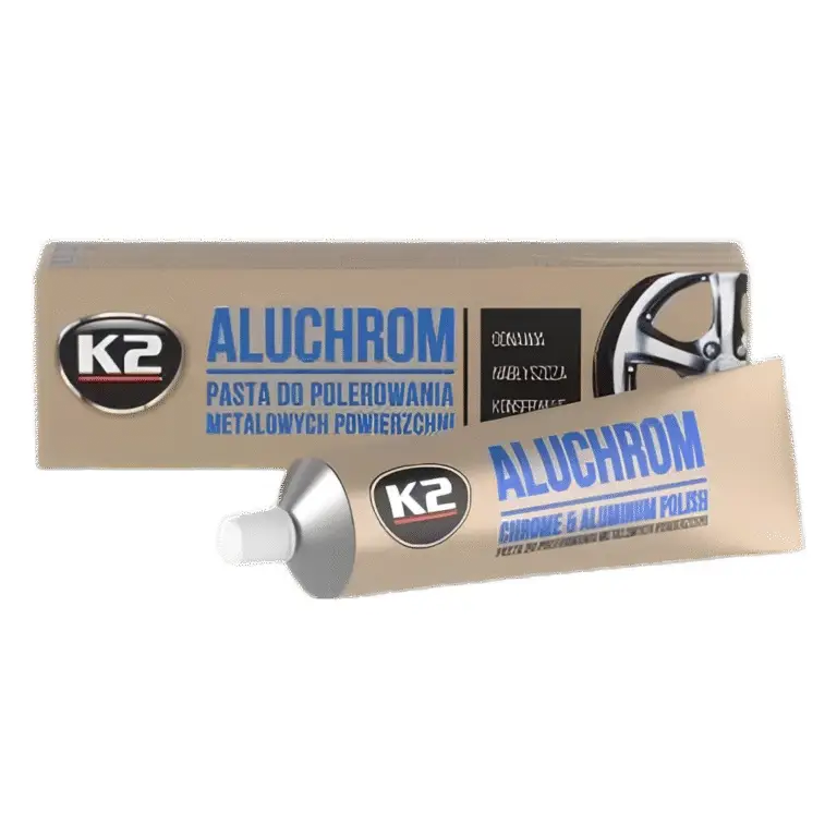 Alumīnija un hromētu disku pulēšanas līdzeklis K2 ALUCHROM, 120g
