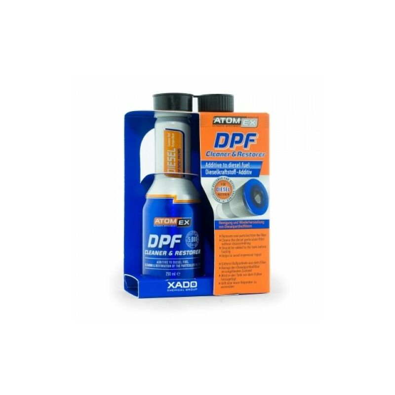 Dīzeļdegvielas piedeva DPF filtru attīrīšanai Atomex, 250ml