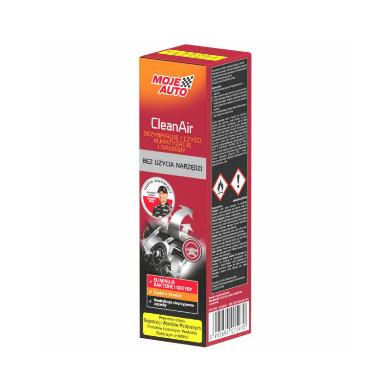 Moje Auto kondicionieru tīrīšanas līdzeklis aerosolā, New Car, 150ml