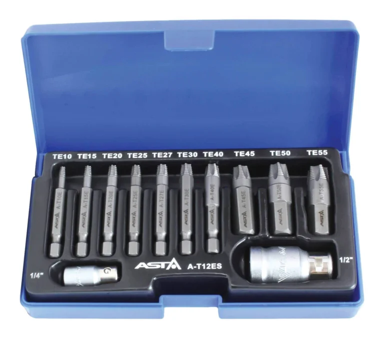 Uzgaļi bojātu TORX skrūvju izvilkšanai, 1/4-1/2 T10-T55, ASTA