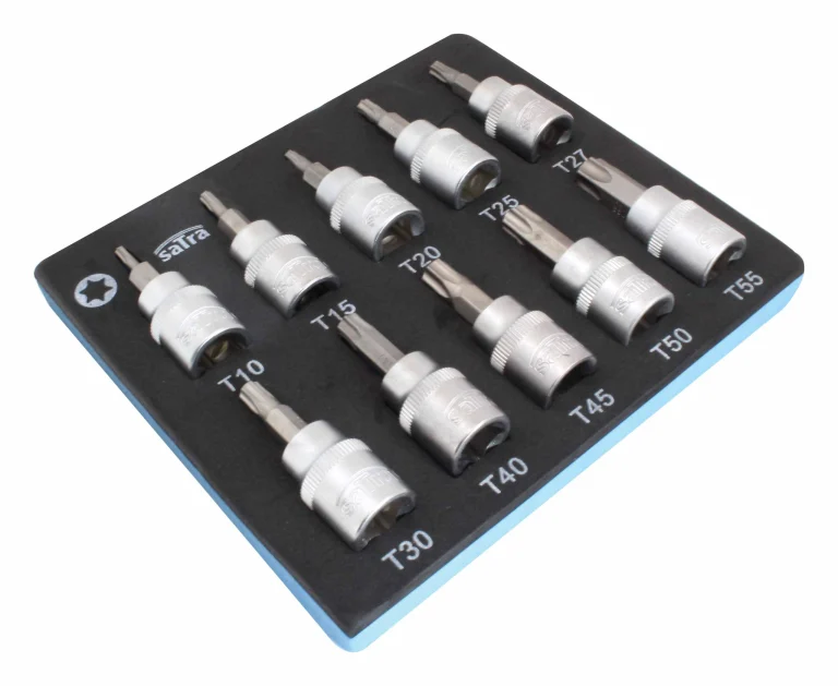 TORX uzgriežņu atslēgas 3/8  10 gab., SATRA