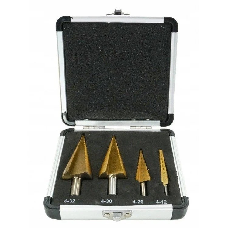 Pakāpjveida urbju komplekts , 4-12 mm, 4-20 mm, 4-30 mm, 4-32 mm, VERKE