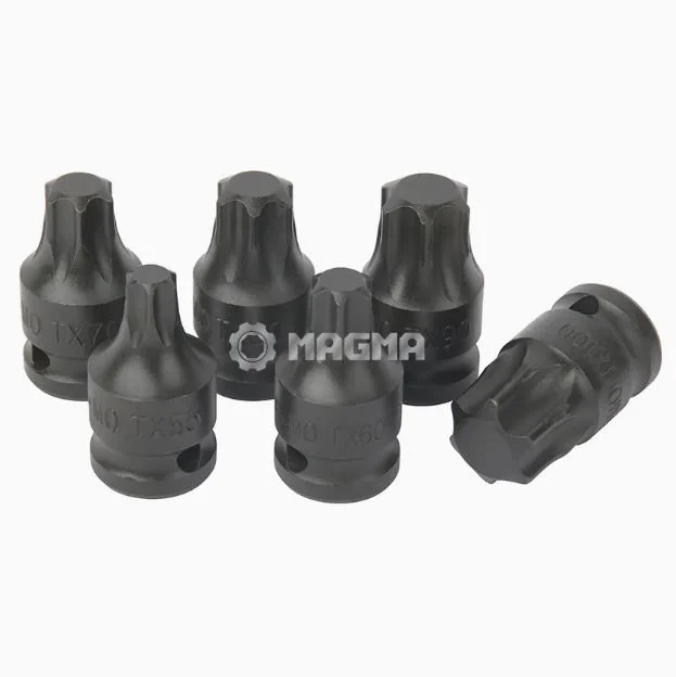 6 Torx trieciengalvu komplekts T55, T60, T70, T80, T90, T100, 1/2″ OEM , MG50067